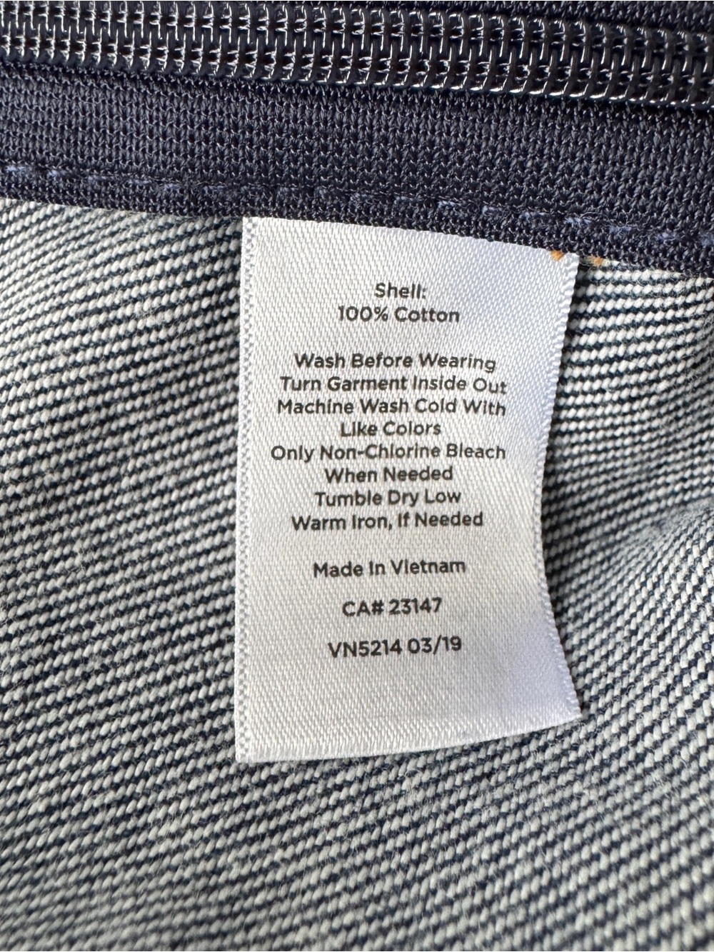 Talbots Denim A-Line Midi Skirt Size 6 - Picture 8 of 8